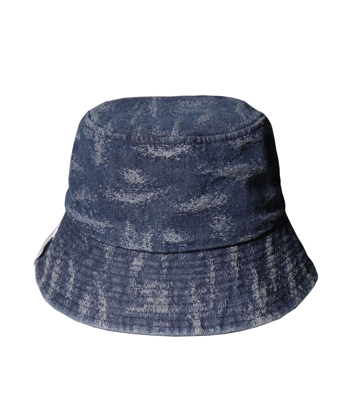 슬리피슬립(SLEEPYSLIP) SCRATCH BLUE DENIM BUCKET HAT
