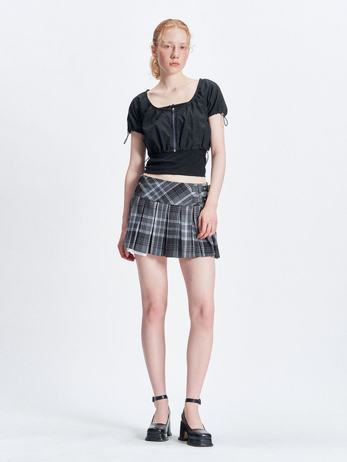 뚜오미오(TUOMIO) MINI WINDBREAKER [BLACK]