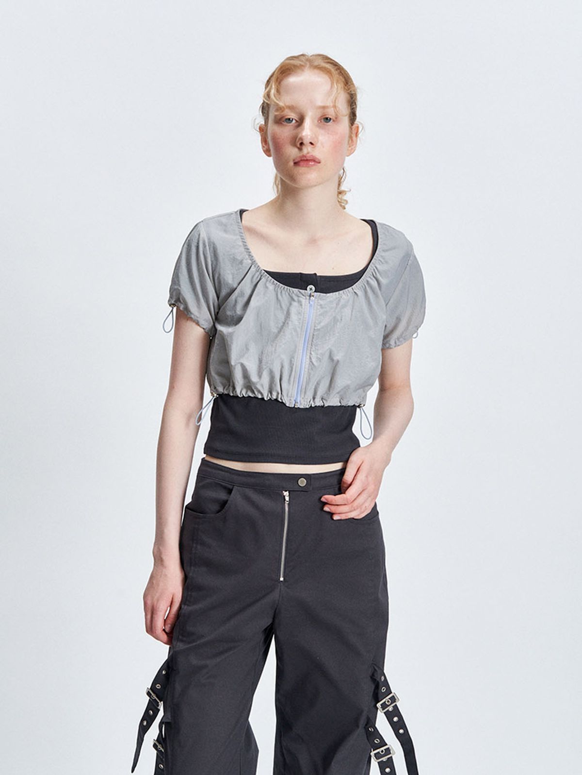뚜오미오(TUOMIO) MINI WINDBREAKER [GREY]