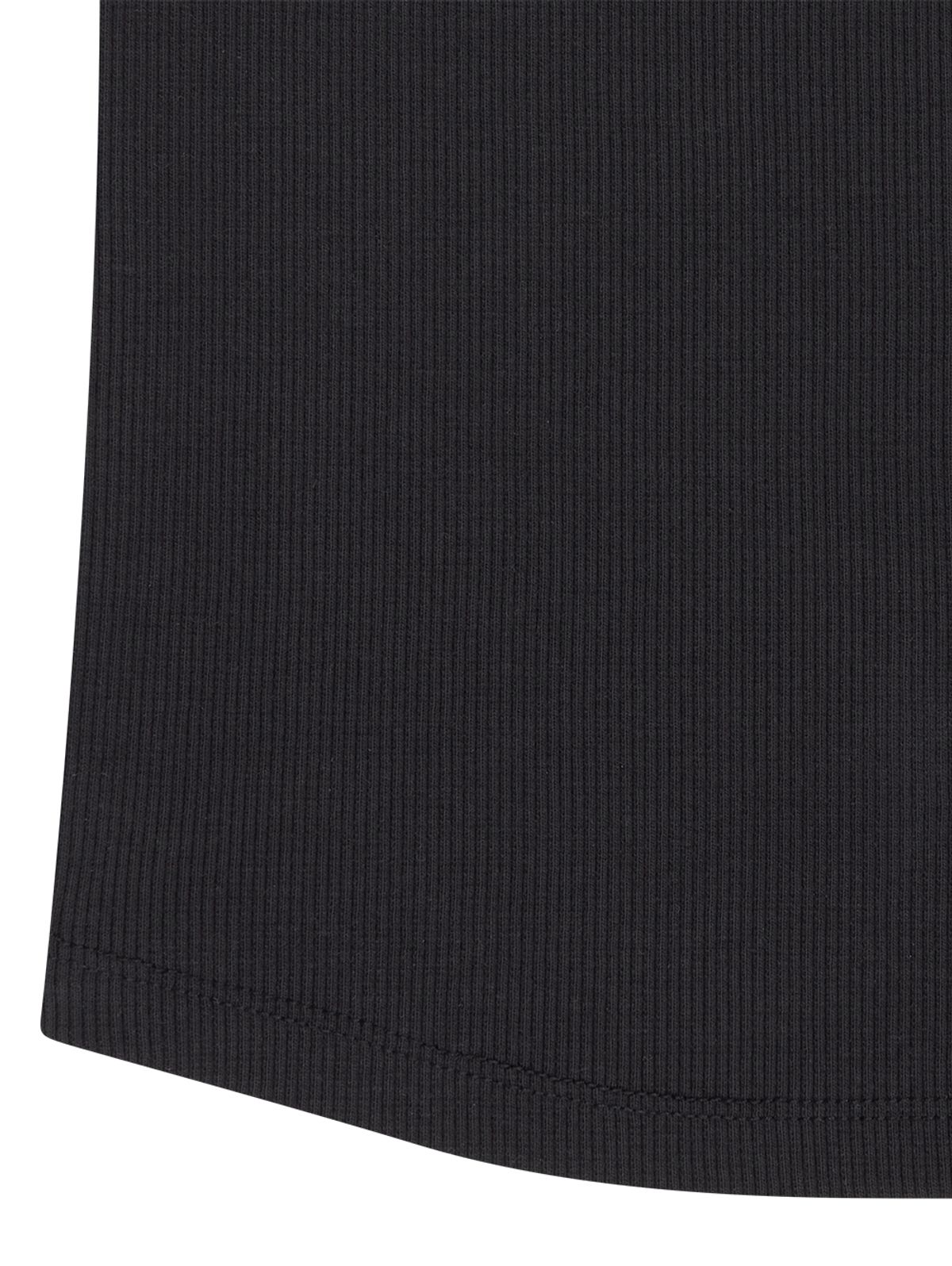 뚜오미오(TUOMIO) PIERCED TANK TOP [BLACK]