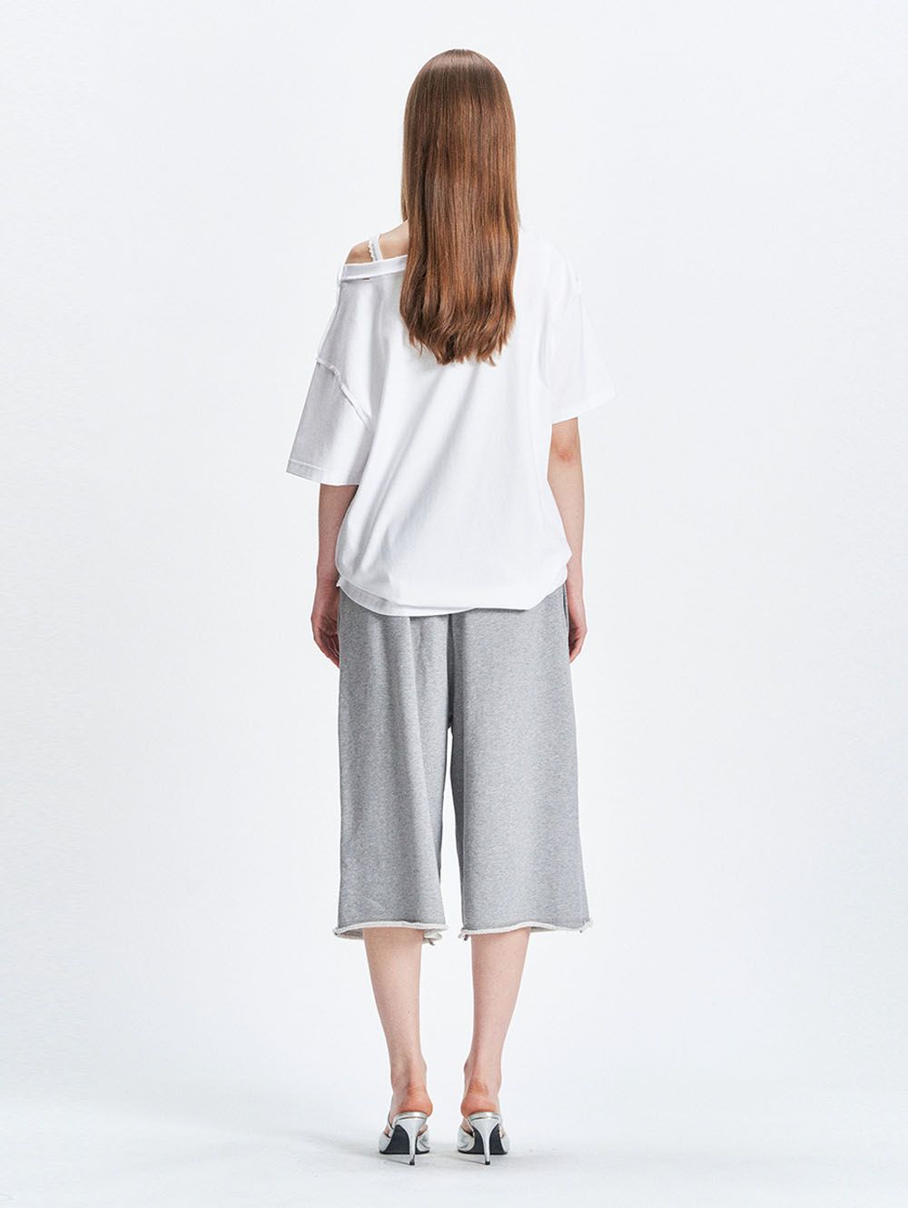 MUSINSA | TUOMIO DAMAGED T-SHIRTS [WHITE]