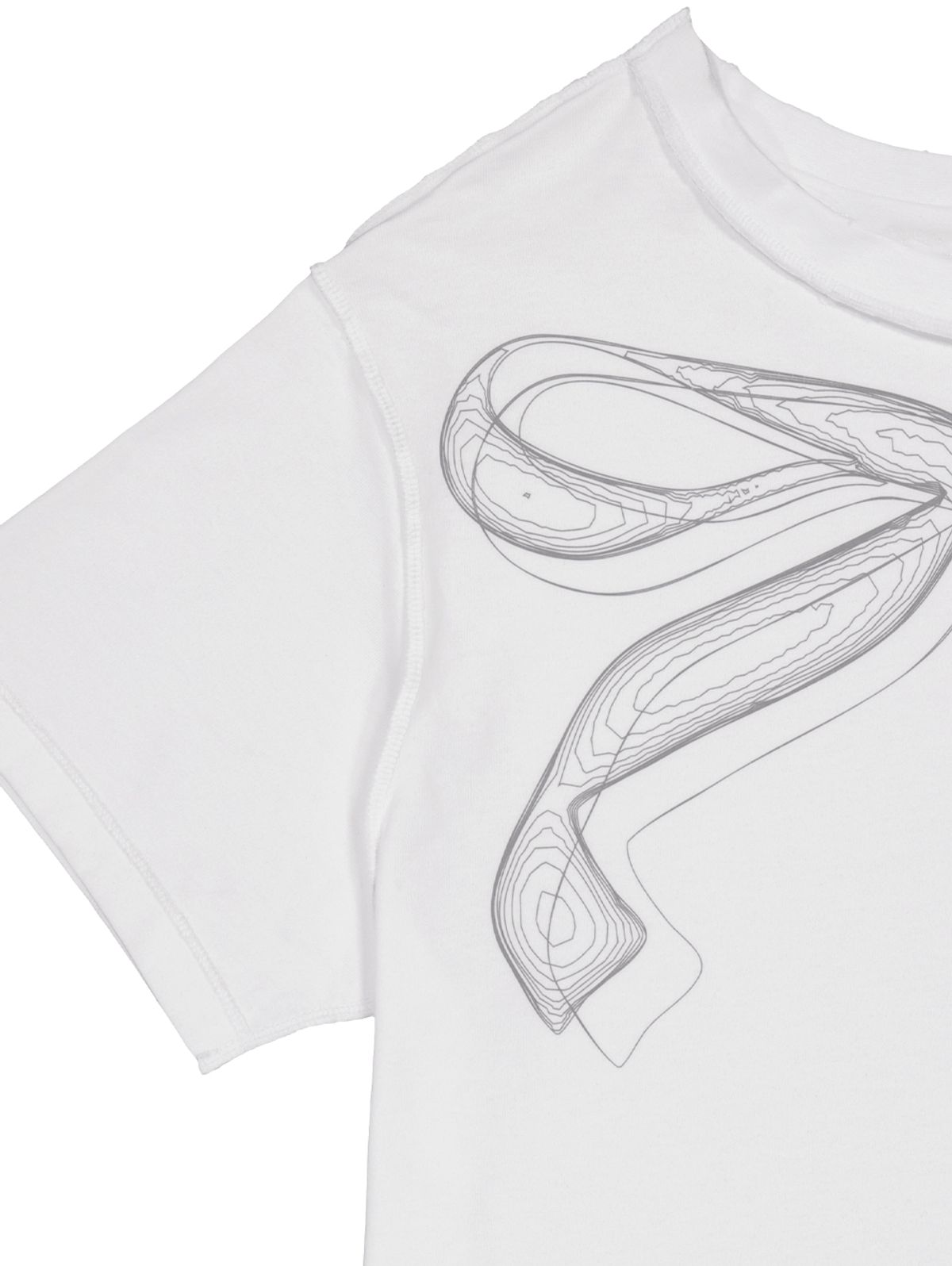 뚜오미오(TUOMIO) DAMAGED T-SHIRTS [WHITE]
