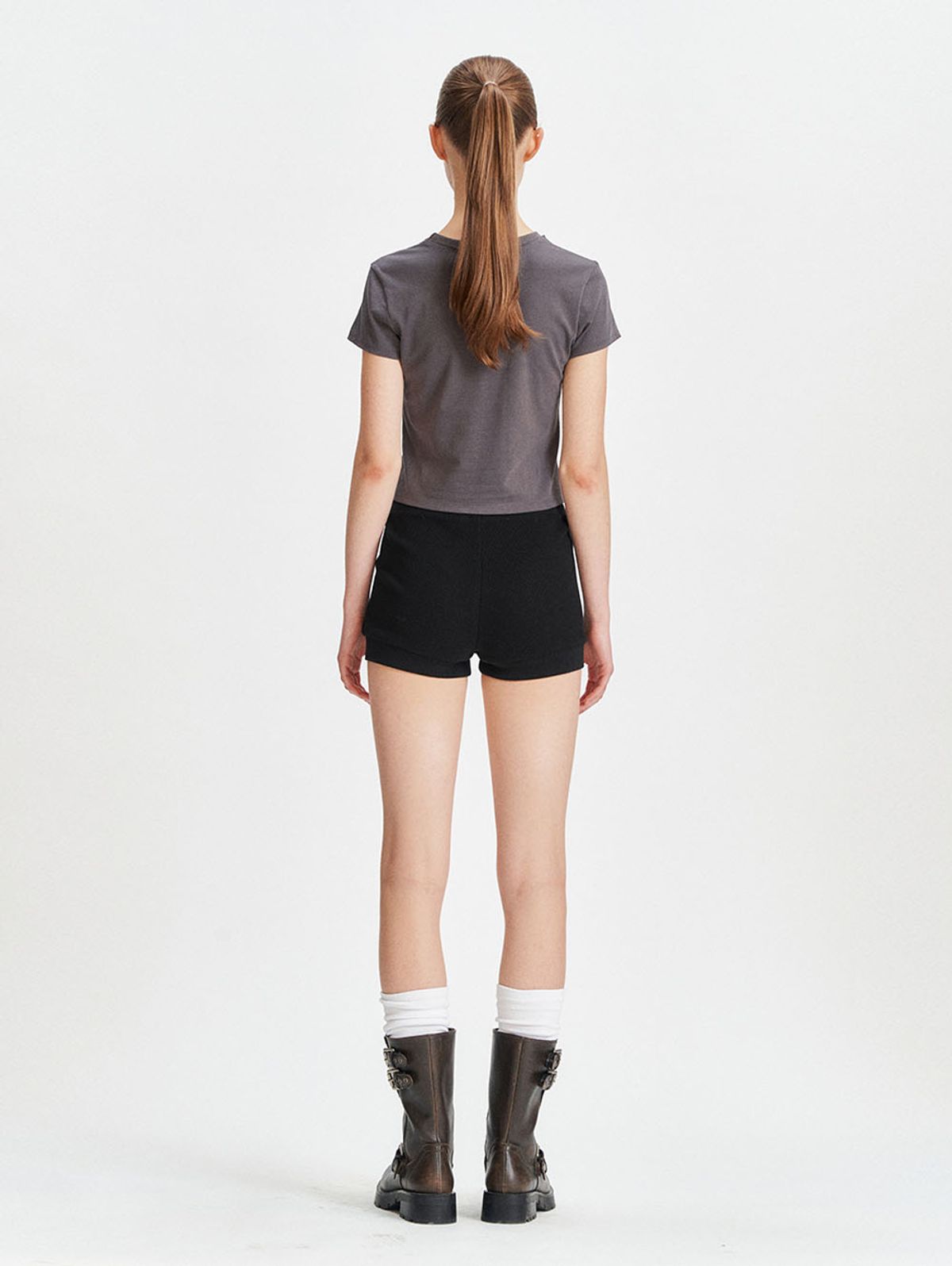 뚜오미오(TUOMIO) BABY T-SHIRTS [CHARCOAL]