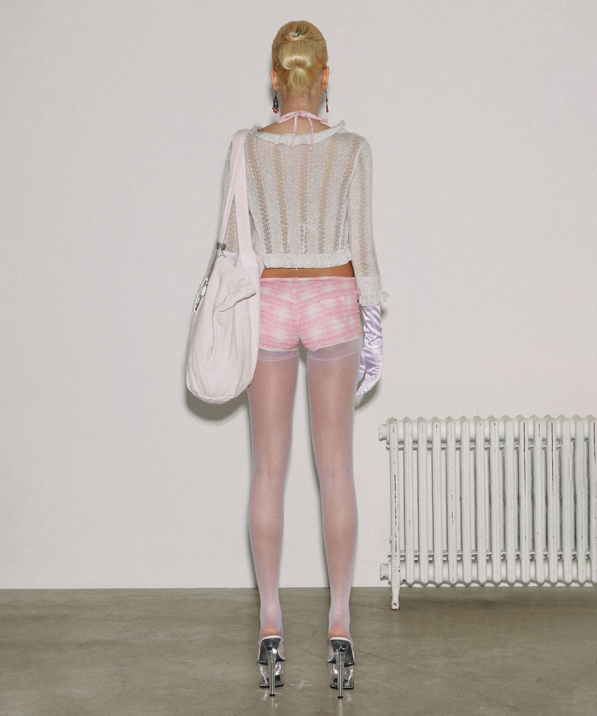 스컬프터(SCULPTOR) Ombre Plaid Microkini Pink