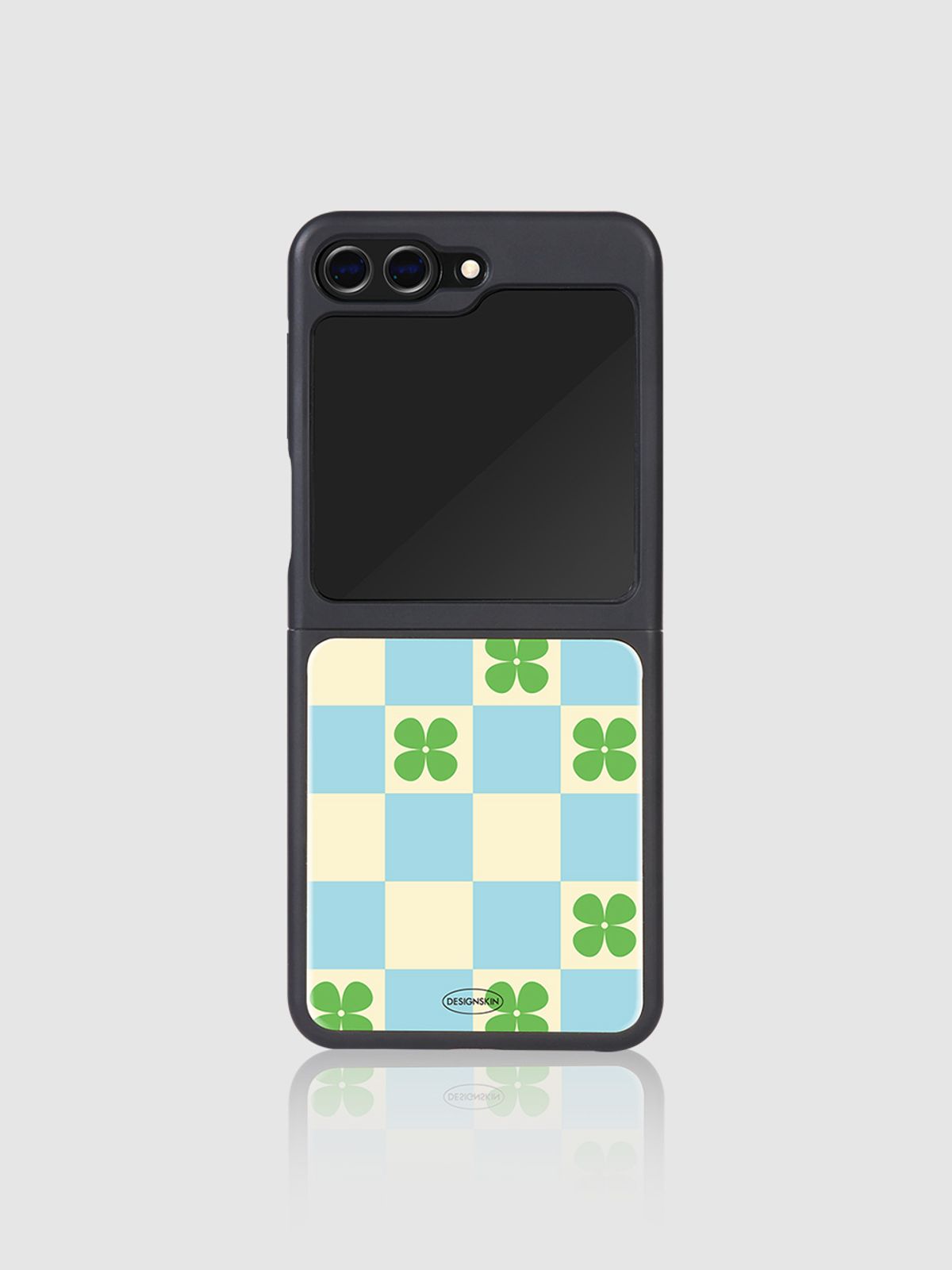 디자인스킨(DESIGNSKIN) 에폭시 그래픽 케이스ver.2 - 체커보드/클로버