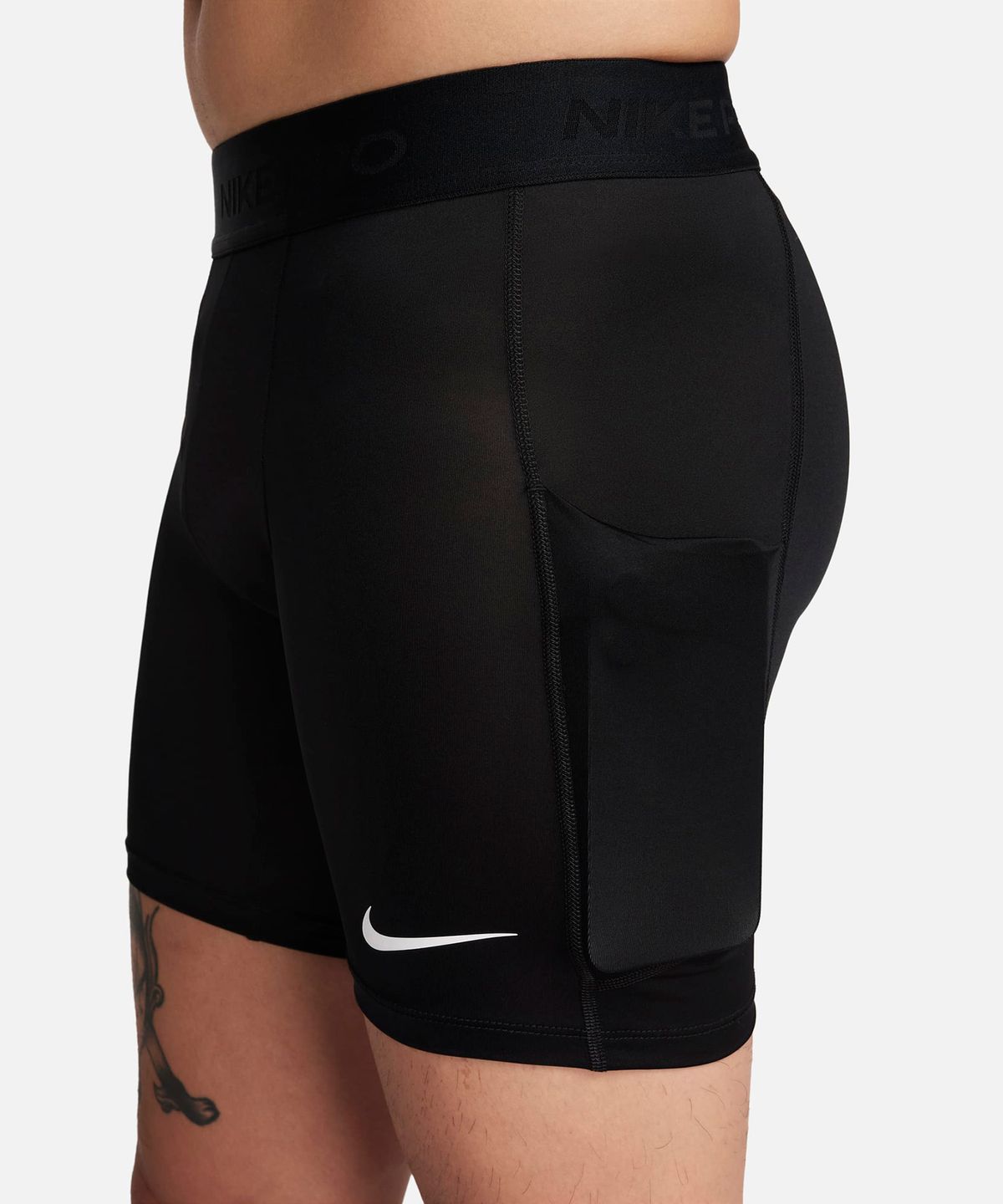 나이키(NIKE) 프로 드라이 핏 피트니스 쇼츠 M - 블랙:화이트 / FB7959-010