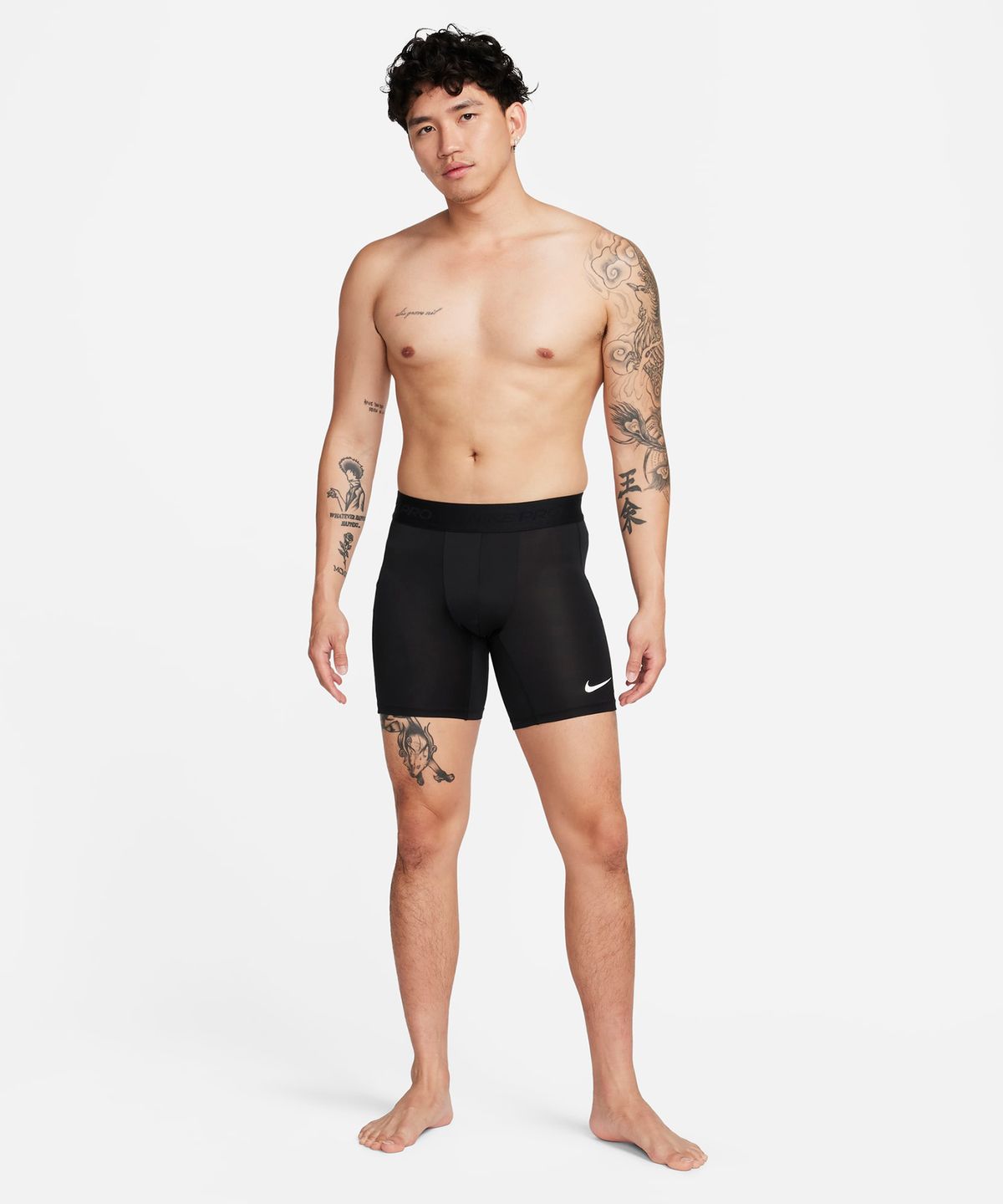 나이키(NIKE) 프로 드라이 핏 피트니스 쇼츠 M - 블랙:화이트 / FB7959-010