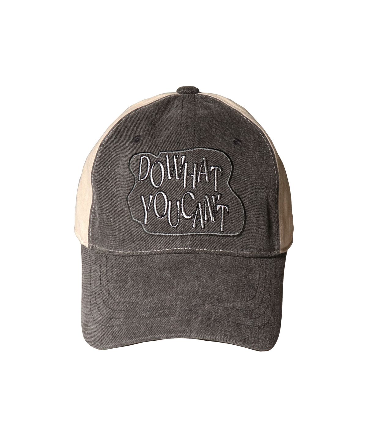 슬리피슬립(SLEEPYSLIP) DO WHAT YOU CANT 24CHARCOAL/BEIGE BALL CAP