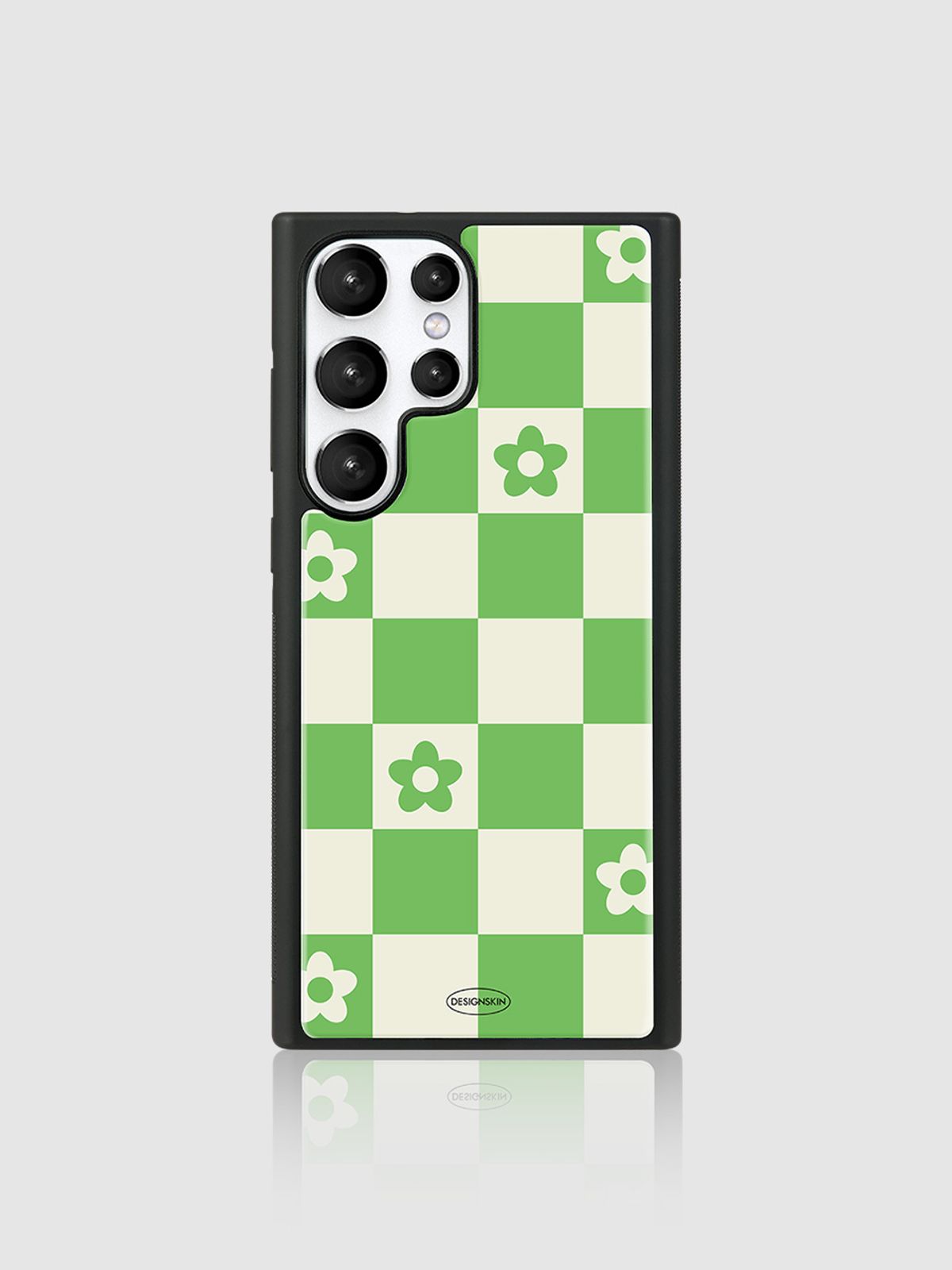 디자인스킨(DESIGNSKIN) 에폭시 그래픽 케이스 ver.2 - 체커보드/데이지