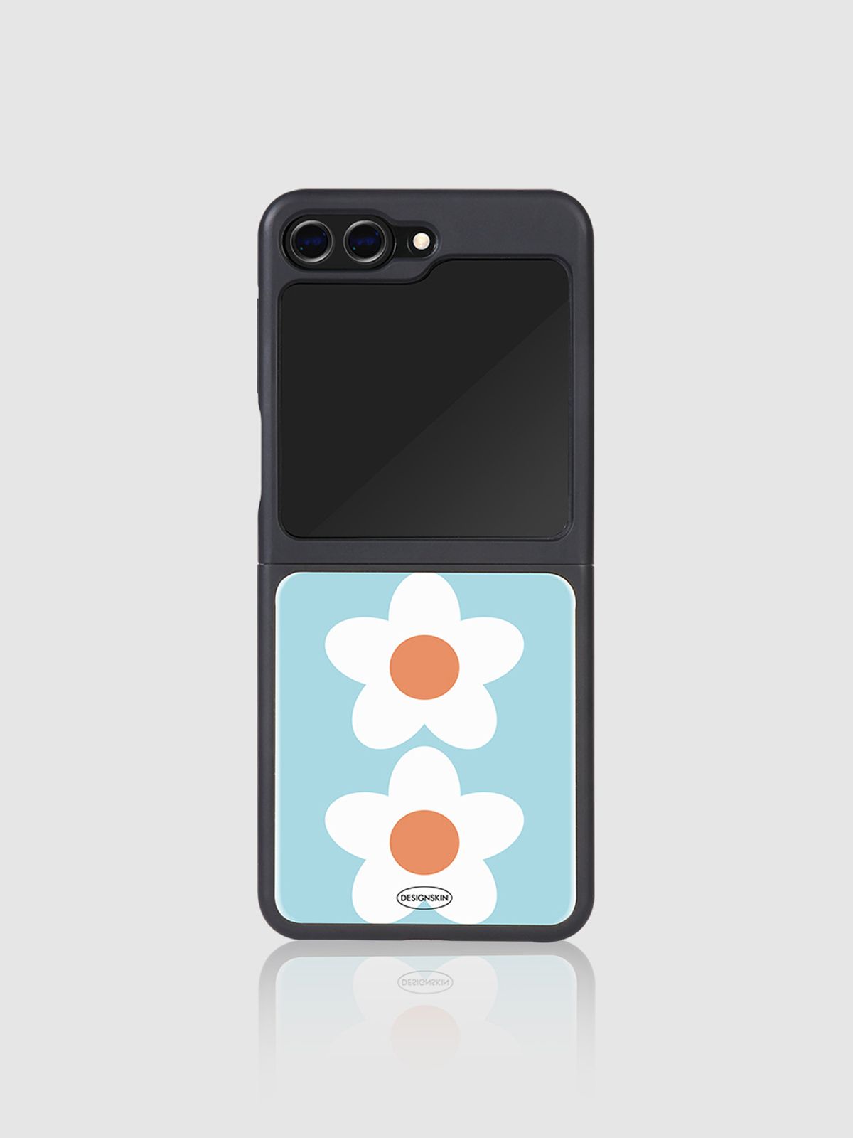 디자인스킨(DESIGNSKIN) 에폭시 그래픽 케이스 ver.2 - 데이지/스카이블루