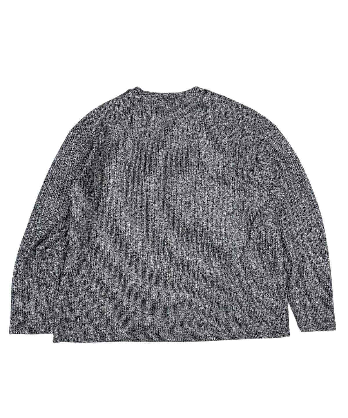 스케이터락(SK8ER ROCK) Loose Melange Knit Star Pullover (melange gray)