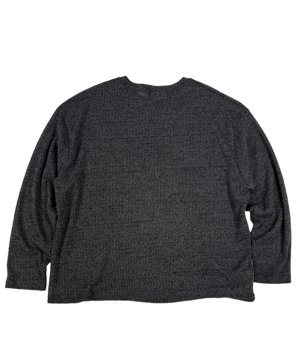 스케이터락(SK8ER ROCK) Loose Melange Knit Star Pullover (melange charcoal)