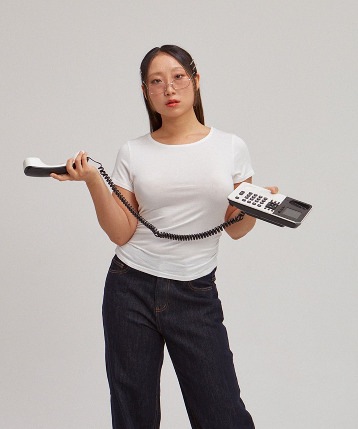 살롱 드 욘(SALON DE YOHN) Basic Shirring Short Sleeve T_ White