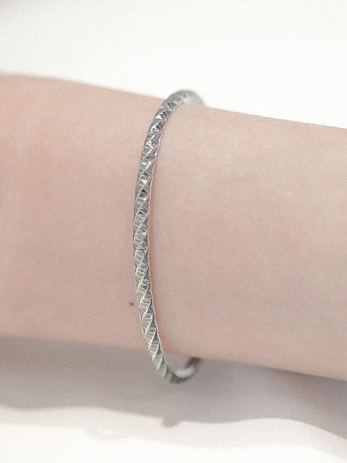 하랑(HARANG) HR 03B_Silver Bangle Bracelet