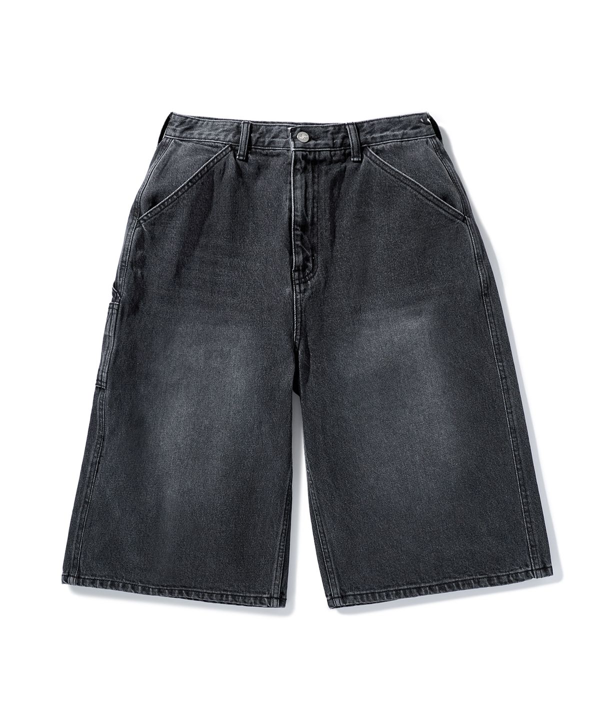 플루크(FLUKE) 8부 카펜더 버뮤다 데님 팬츠 블랙 FSP117
