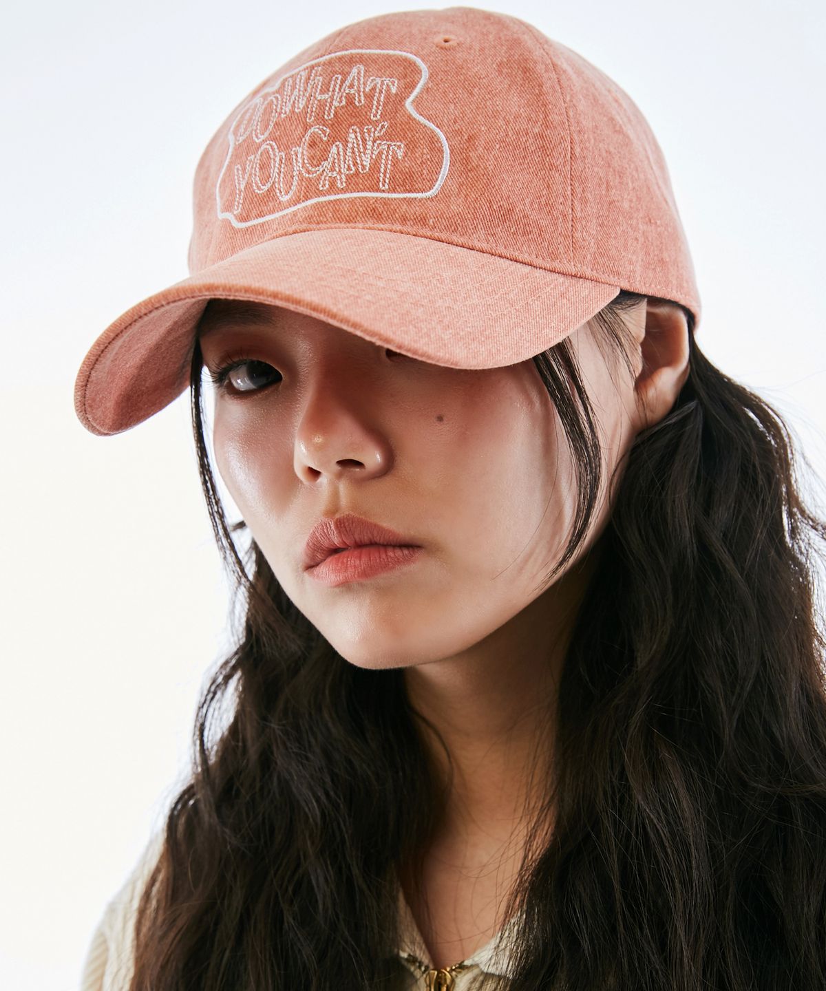 슬리피슬립(SLEEPYSLIP) DO WHAT YOU CANT VINTAGE ORANGE BALL CAP