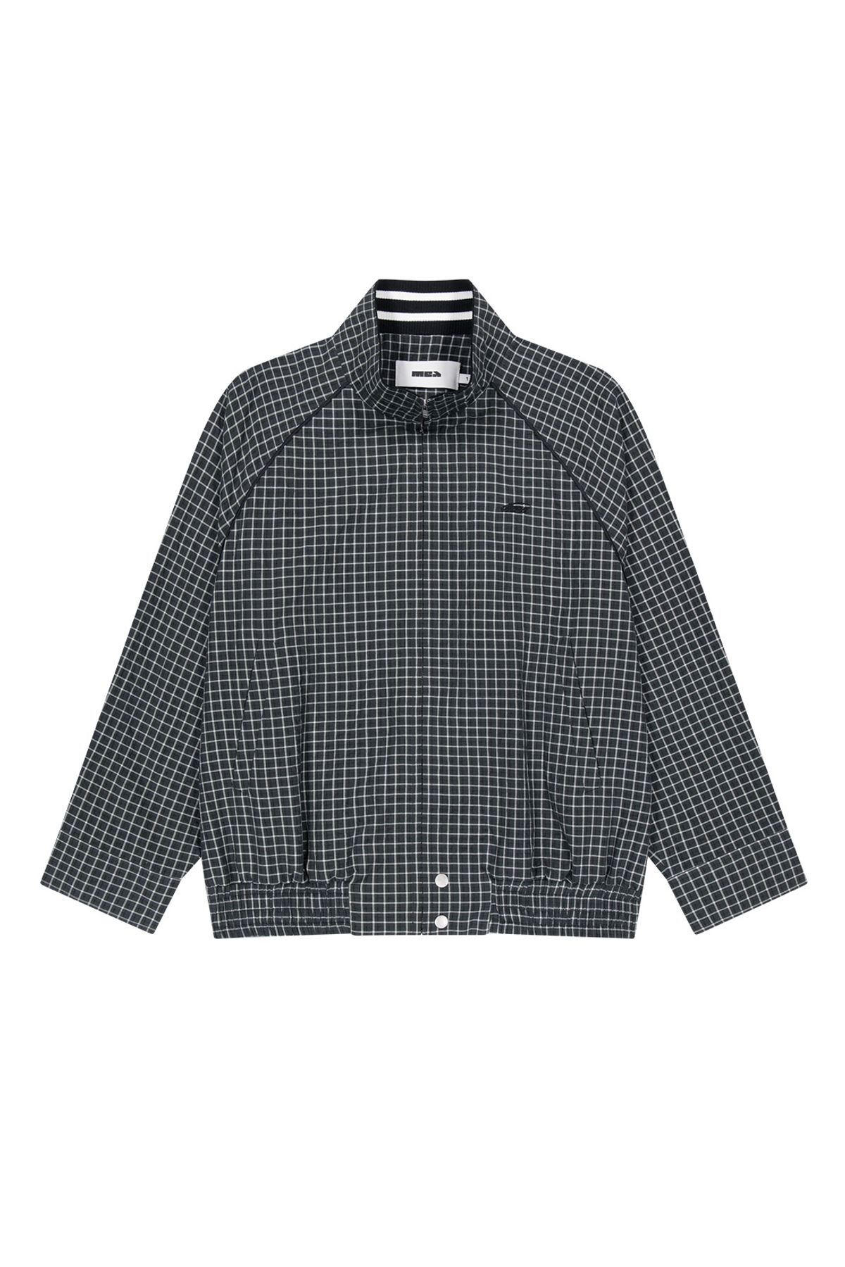 메아(MEA) HIGH NECK SHIRT BLOUSON  [BLACK]