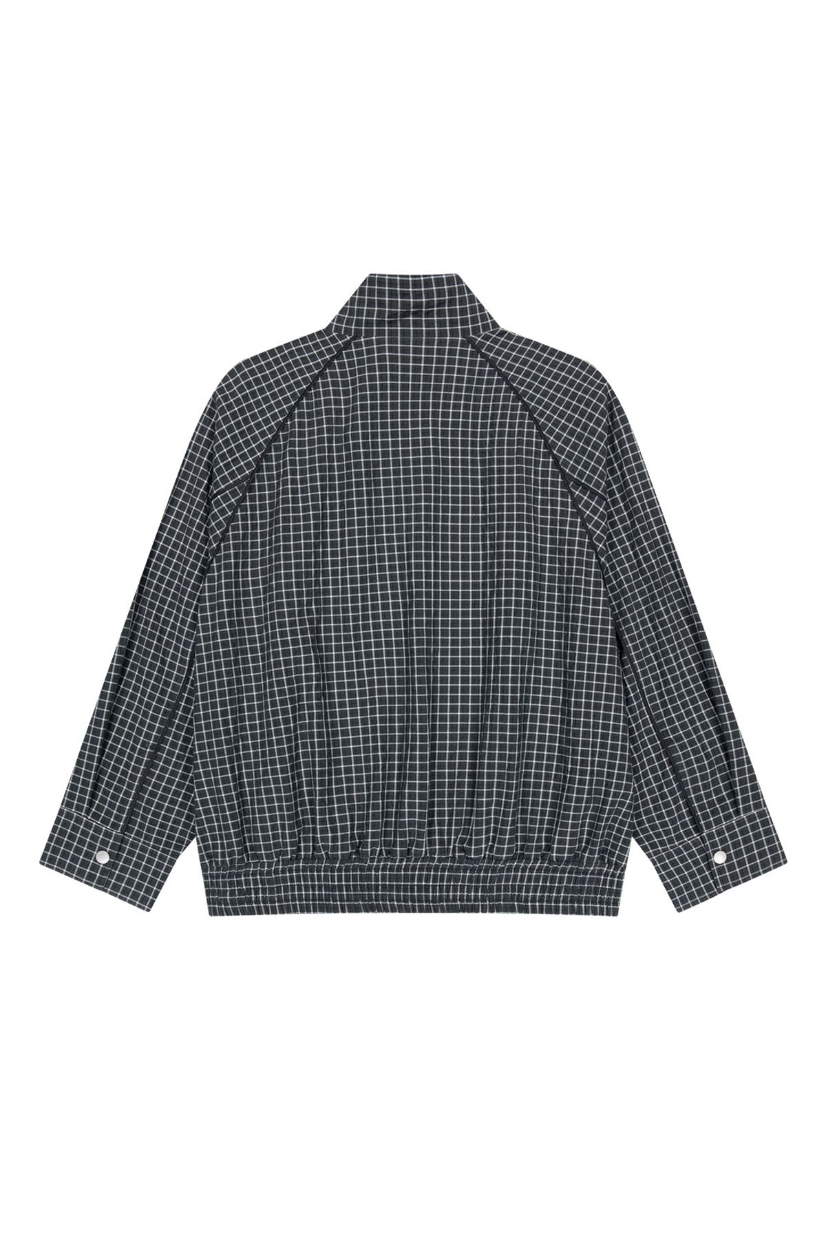 메아(MEA) HIGH NECK SHIRT BLOUSON  [BLACK]