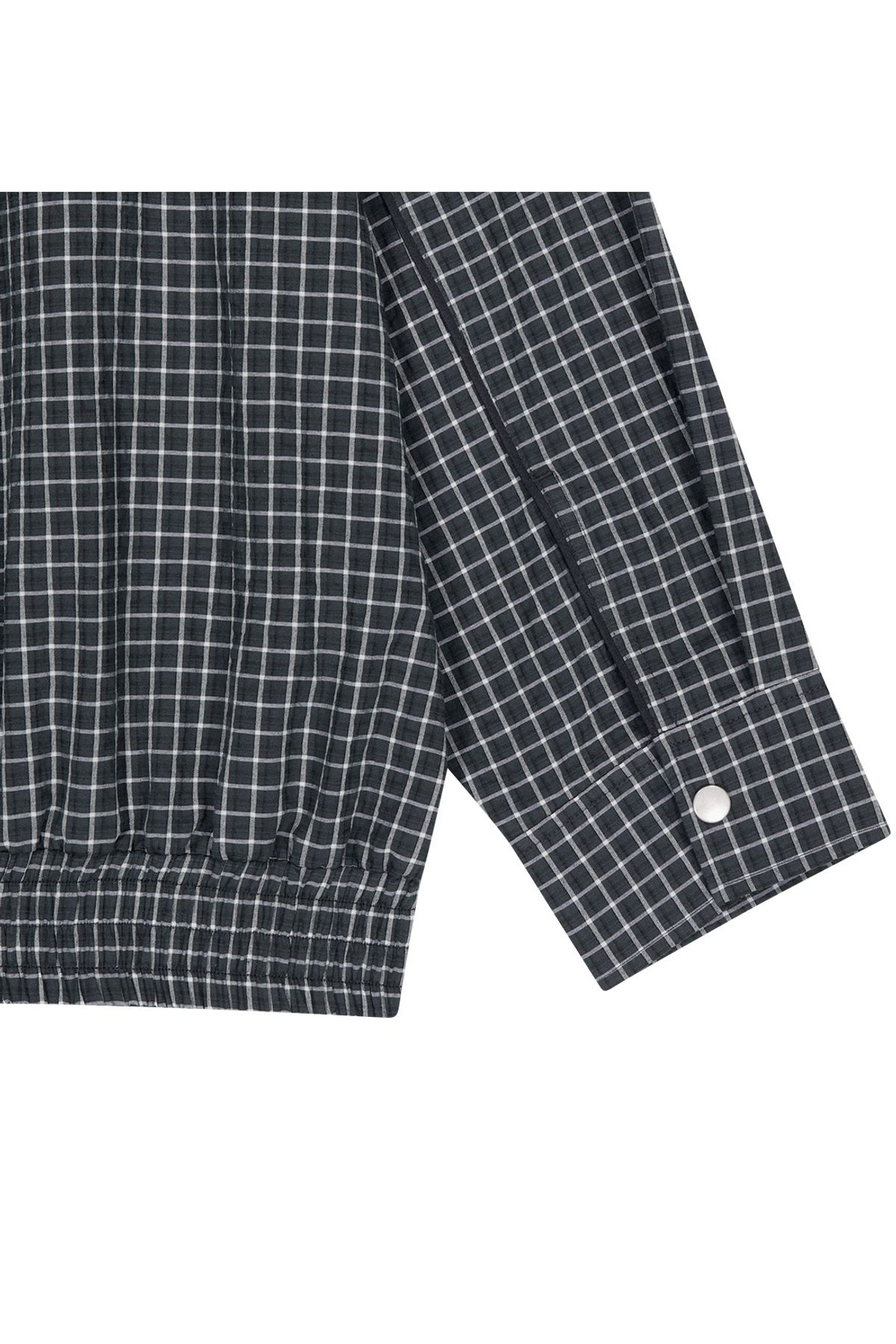 메아(MEA) HIGH NECK SHIRT BLOUSON  [BLACK]