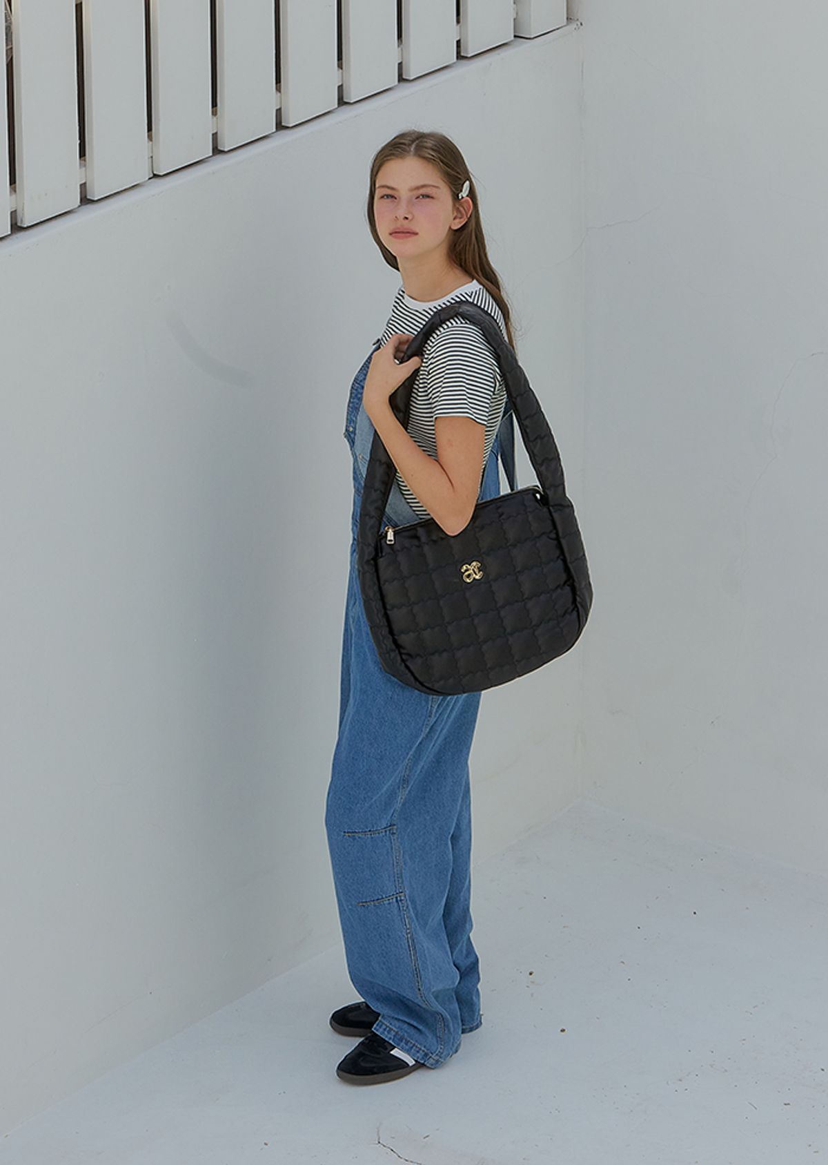 아노에틱(ANOETIC) ANC QUILTING BIG BAG_BLACK