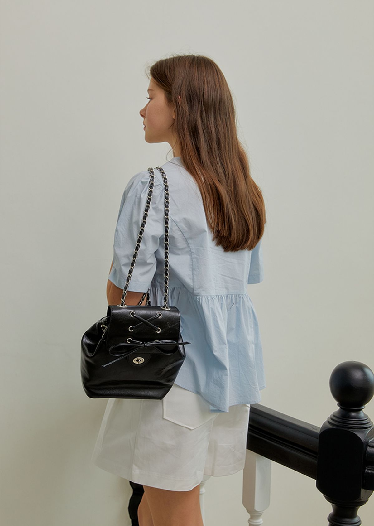 아노에틱(ANOETIC) ANC RIBBON CLASSIC BACKPACK_BLACK