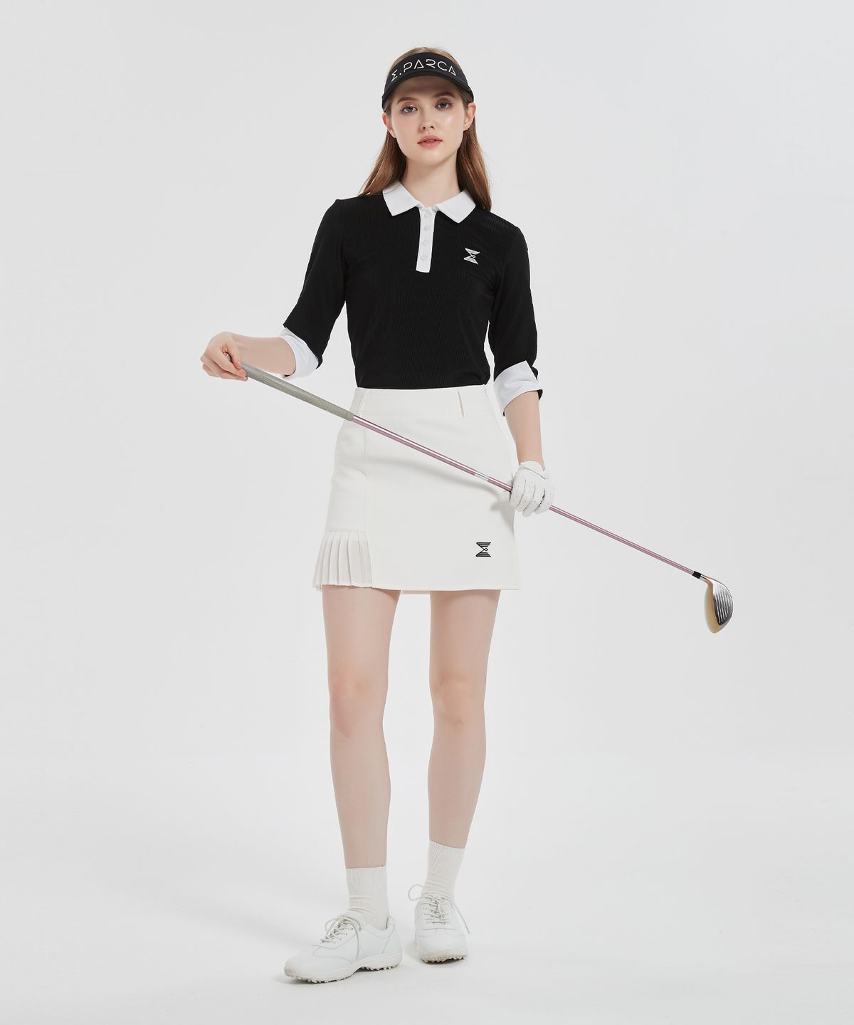 이파르카(E.PARCA) 블랙 마스카라 7부 슬리브 탑