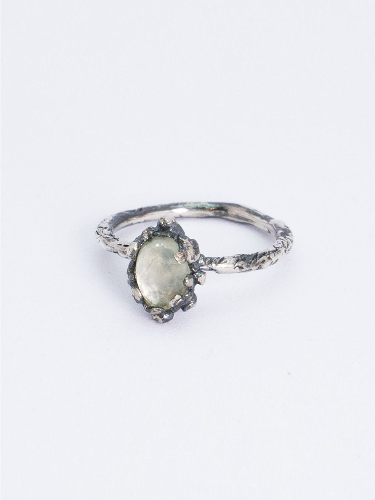 하랑(HARANG) HR 112R_Antique Gemstone Ring(Prehnite)