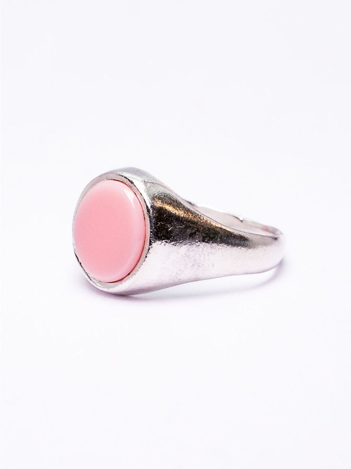 하랑(HARANG) HR 144R_Pink Calcite Bold Ring