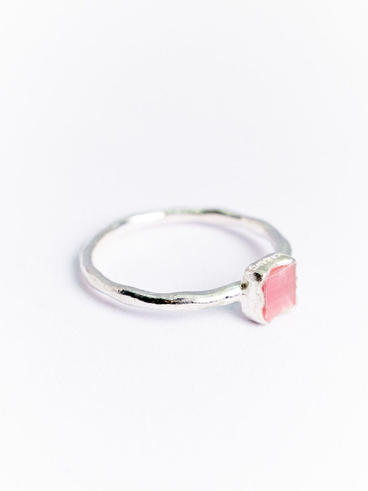 하랑(HARANG) HR 170R_Pink Cats Eye Ring(Square)