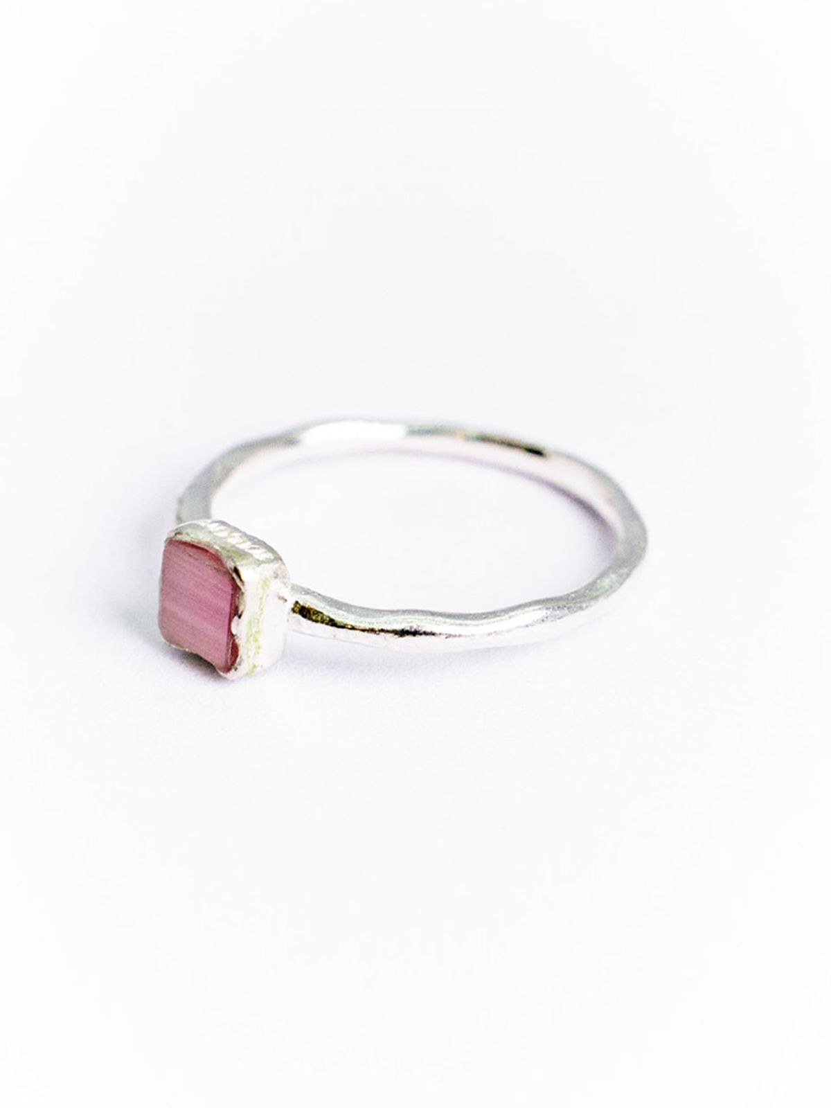 하랑(HARANG) HR 170R_Pink Cats Eye Ring(Square)