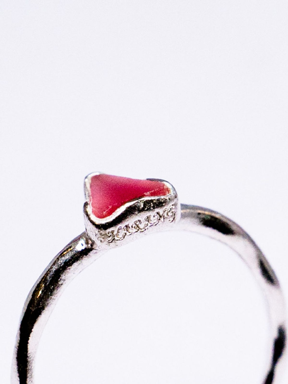 하랑(HARANG) HR 172R_Pink Cats Eye Ring(Triangle)