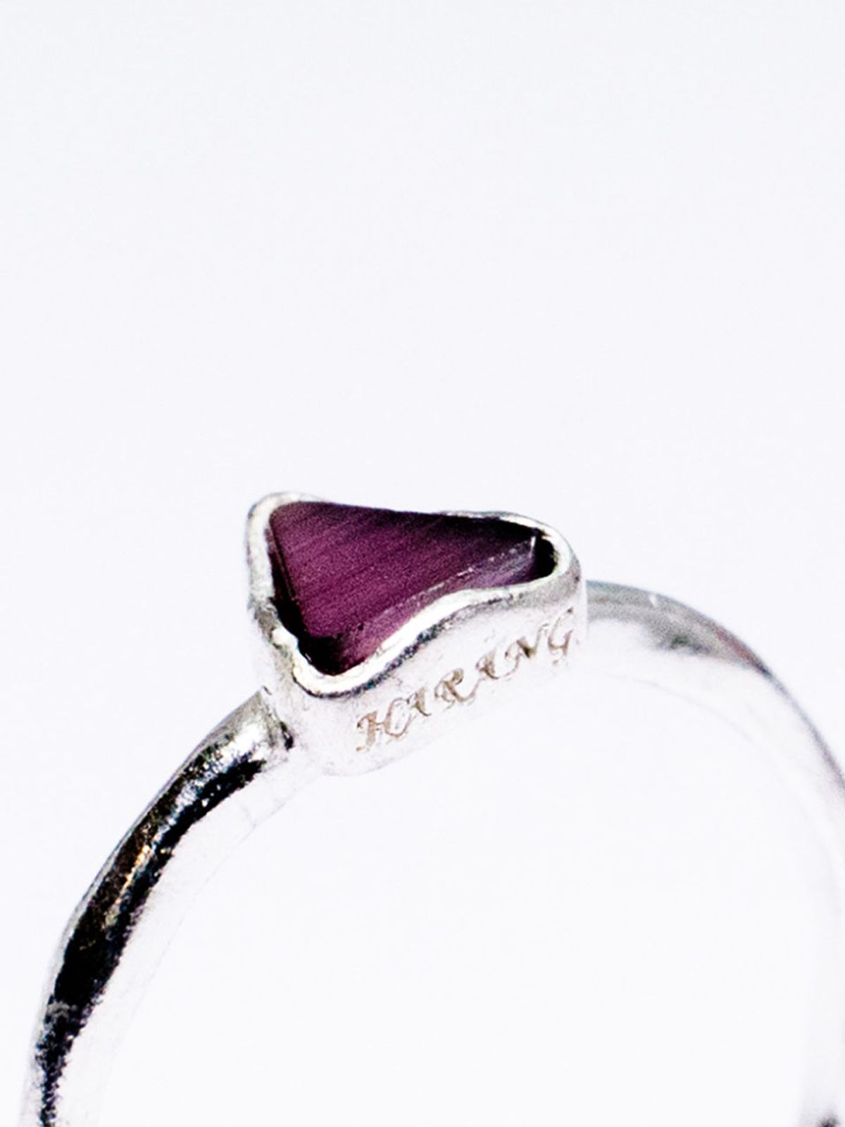 하랑(HARANG) HR 176R_Amethyst Cats Eye Ring(Triangle)