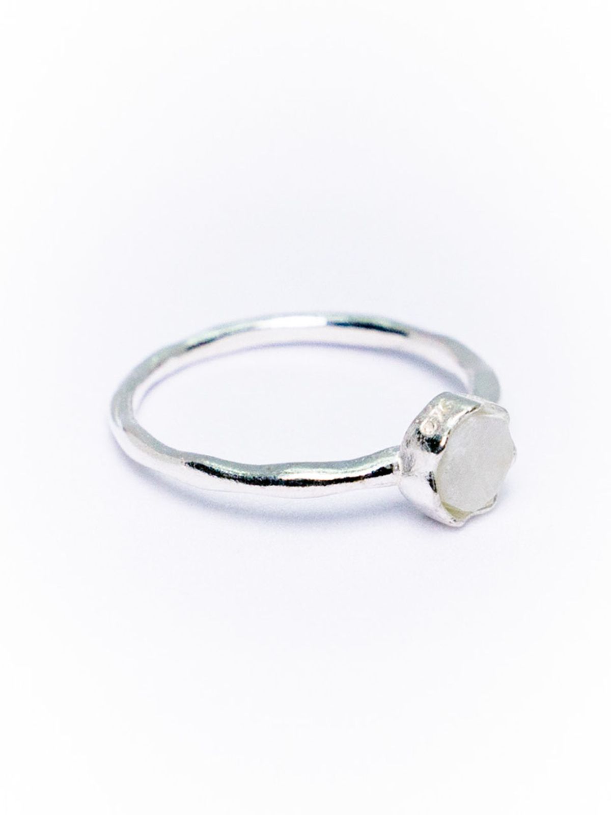 하랑(HARANG) HR 177R_Rainbow Moonstone Ring(Round)
