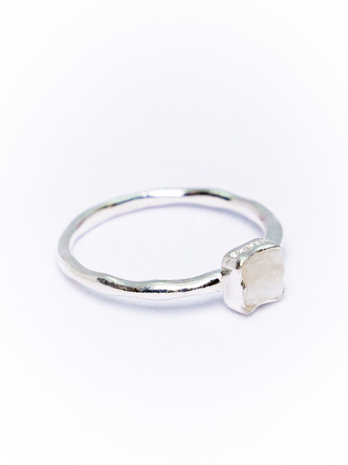 하랑(HARANG) HR 178R_Rainbow Moonstone Ring(Square)