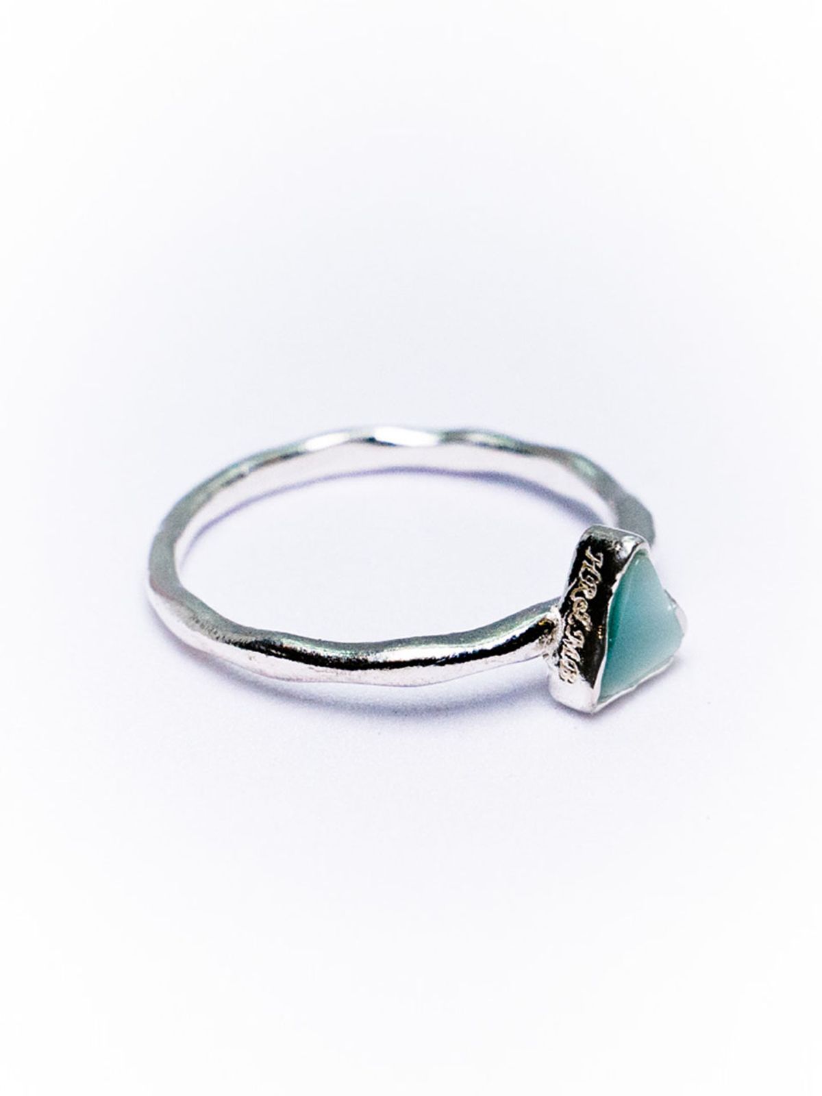 하랑(HARANG) HR 168R_Mint Cats Eye Ring(Triangle)