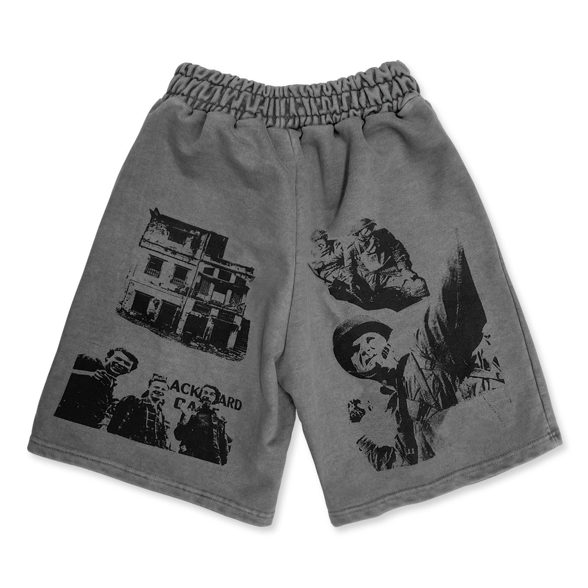 디파이클럽로버스(DEFYCLUBROBBERS) Soldier of Fortune pigment sweat shorts
