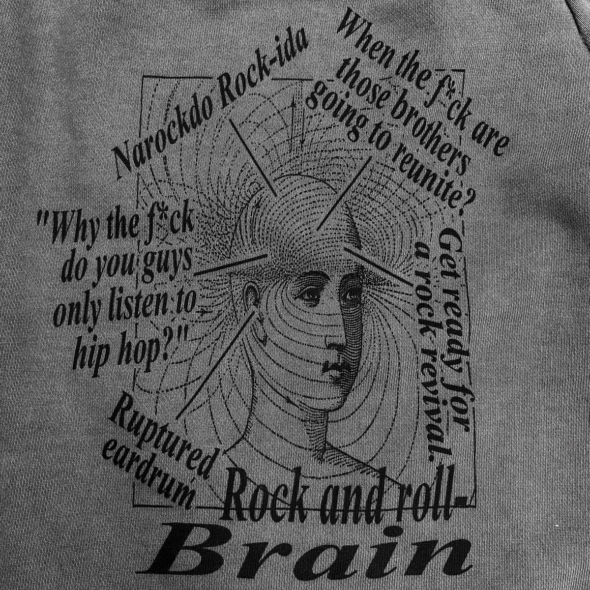 디파이클럽로버스(DEFYCLUBROBBERS) Rock and Roll Brain pigment sweat shorts