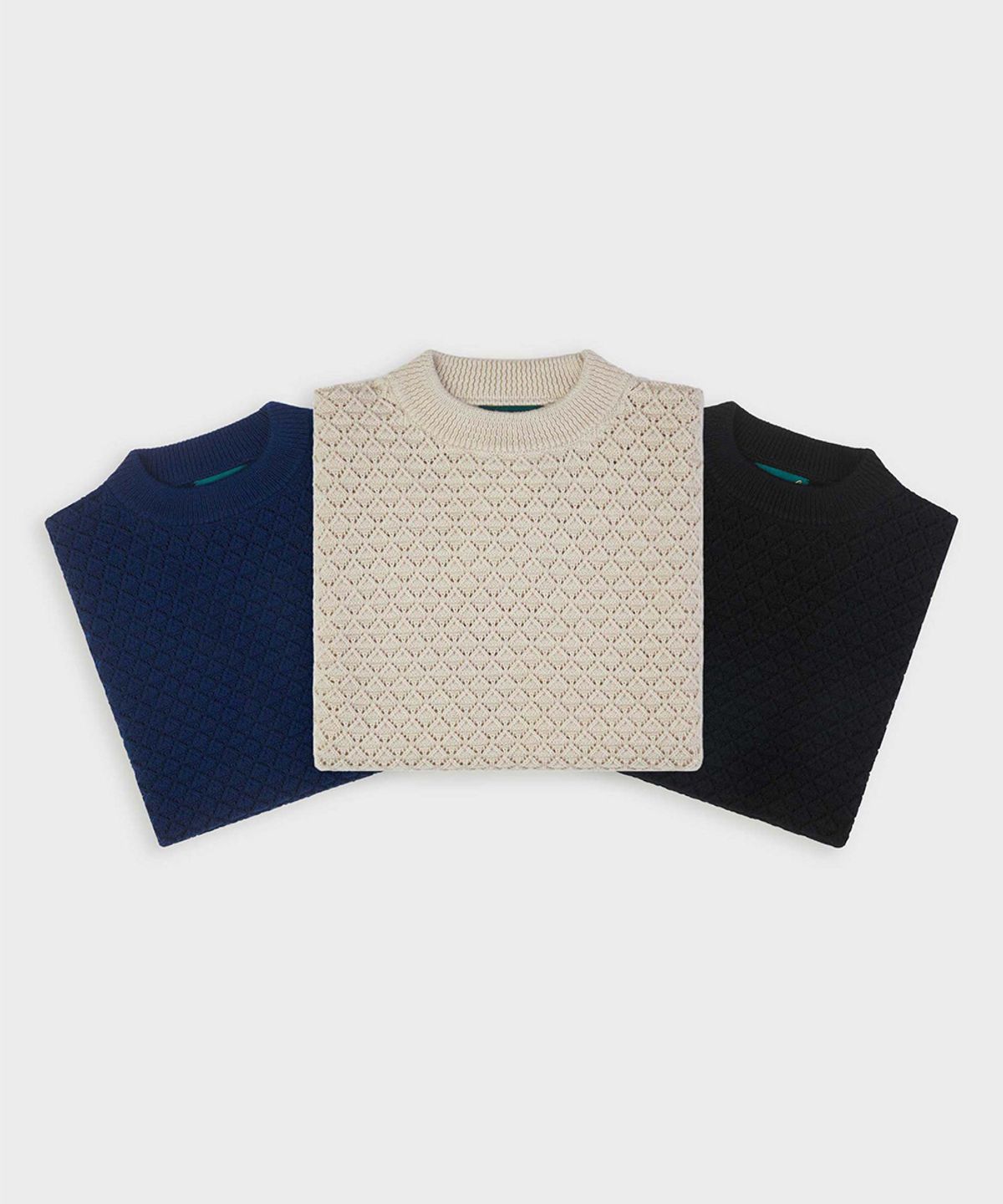 야이치(YAITCH) Eyelet Knit Merino Wool Vest -  Vanilla