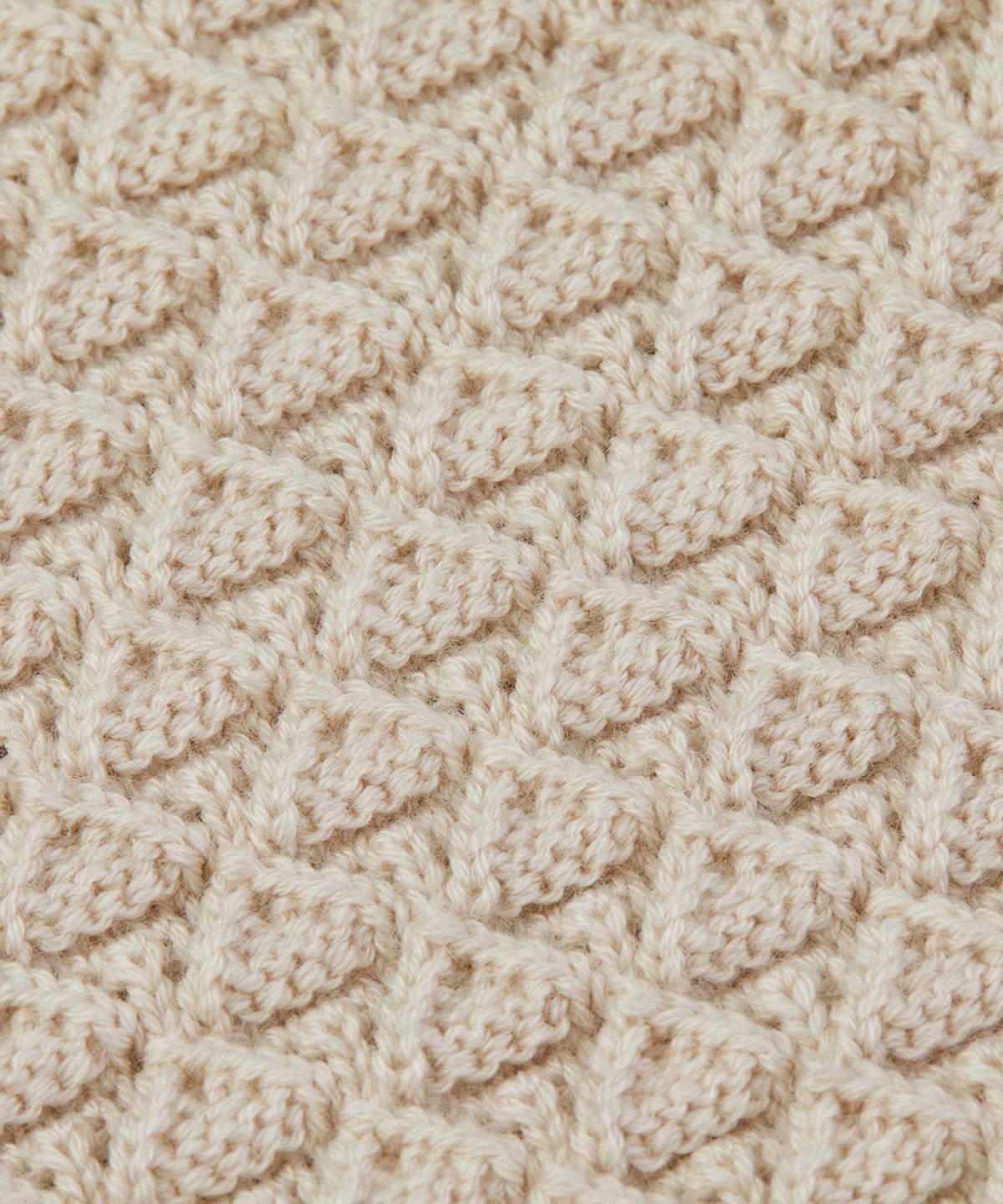 야이치(YAITCH) Eyelet Knit Merino Wool Vest -  Vanilla