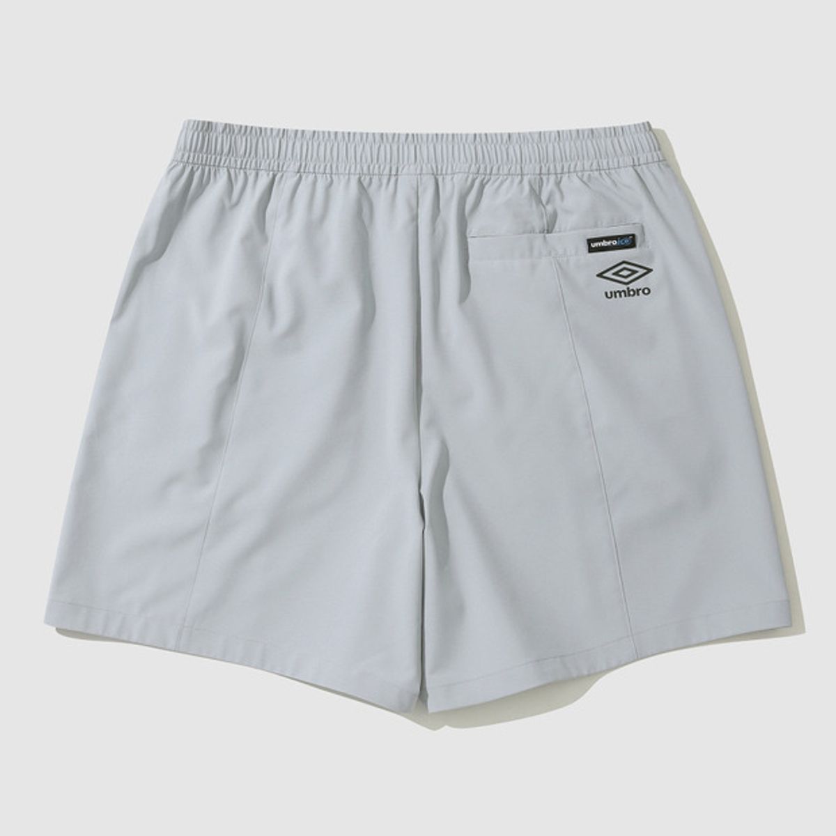 엄브로(UMBRO) 아이스우븐 쿨링 그래픽 4부 반바지 차콜 그레이(UP321CHP71)