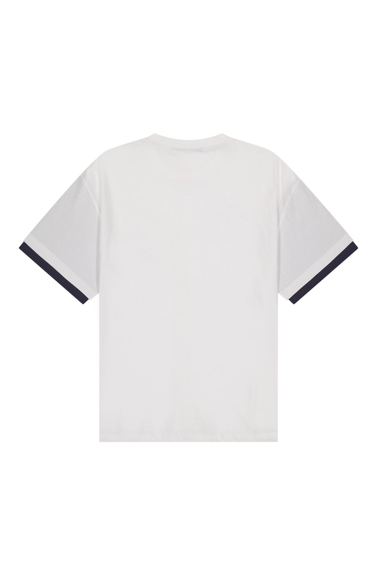 메아(MEA) LAYERED SLEEVES T-SHIRT  [WHITE]