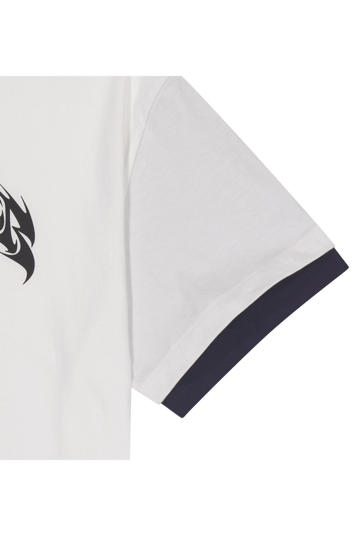 메아(MEA) LAYERED SLEEVES T-SHIRT  [WHITE]