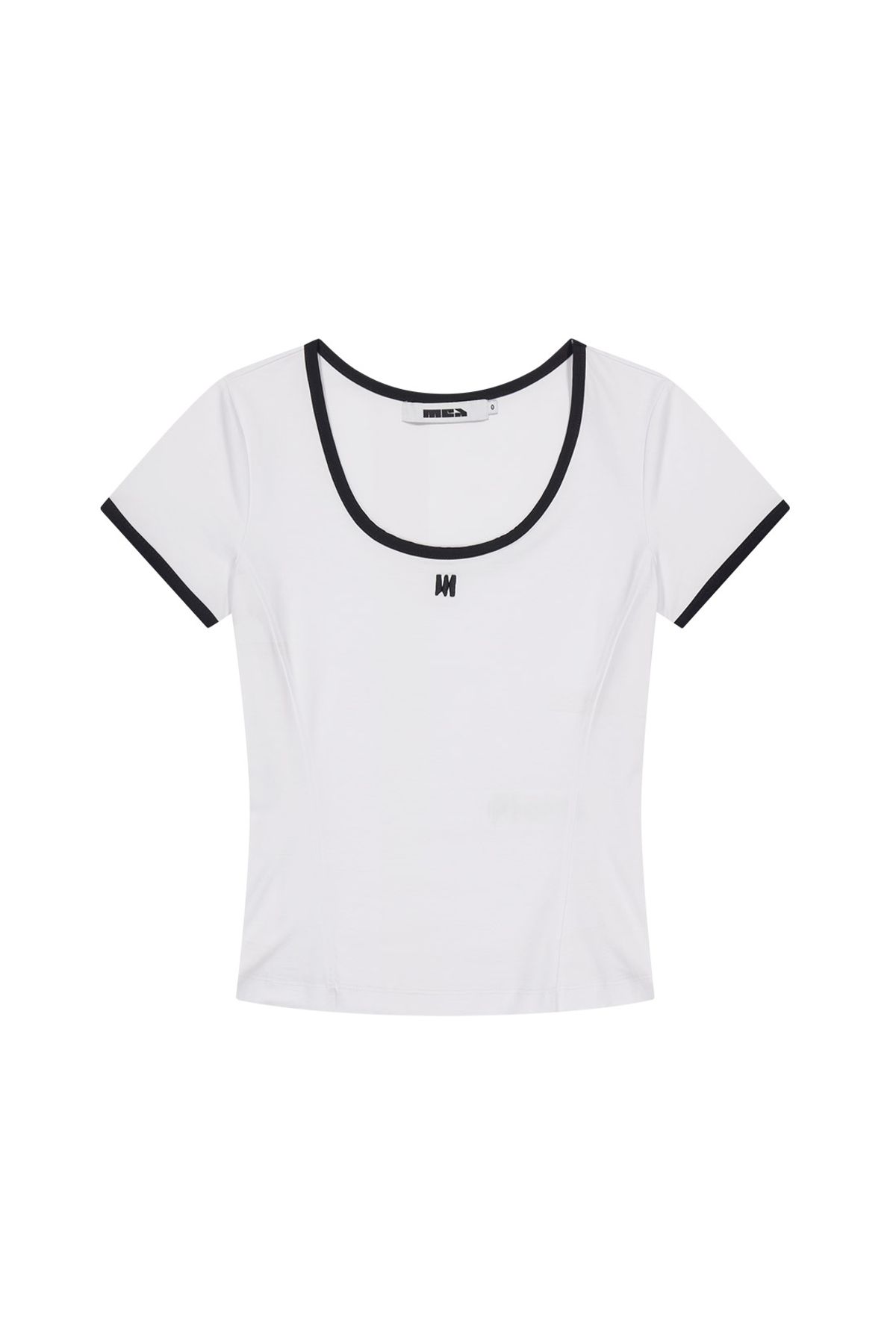메아(MEA) HALTERNECK LAYERED TOP  [WHITE]
