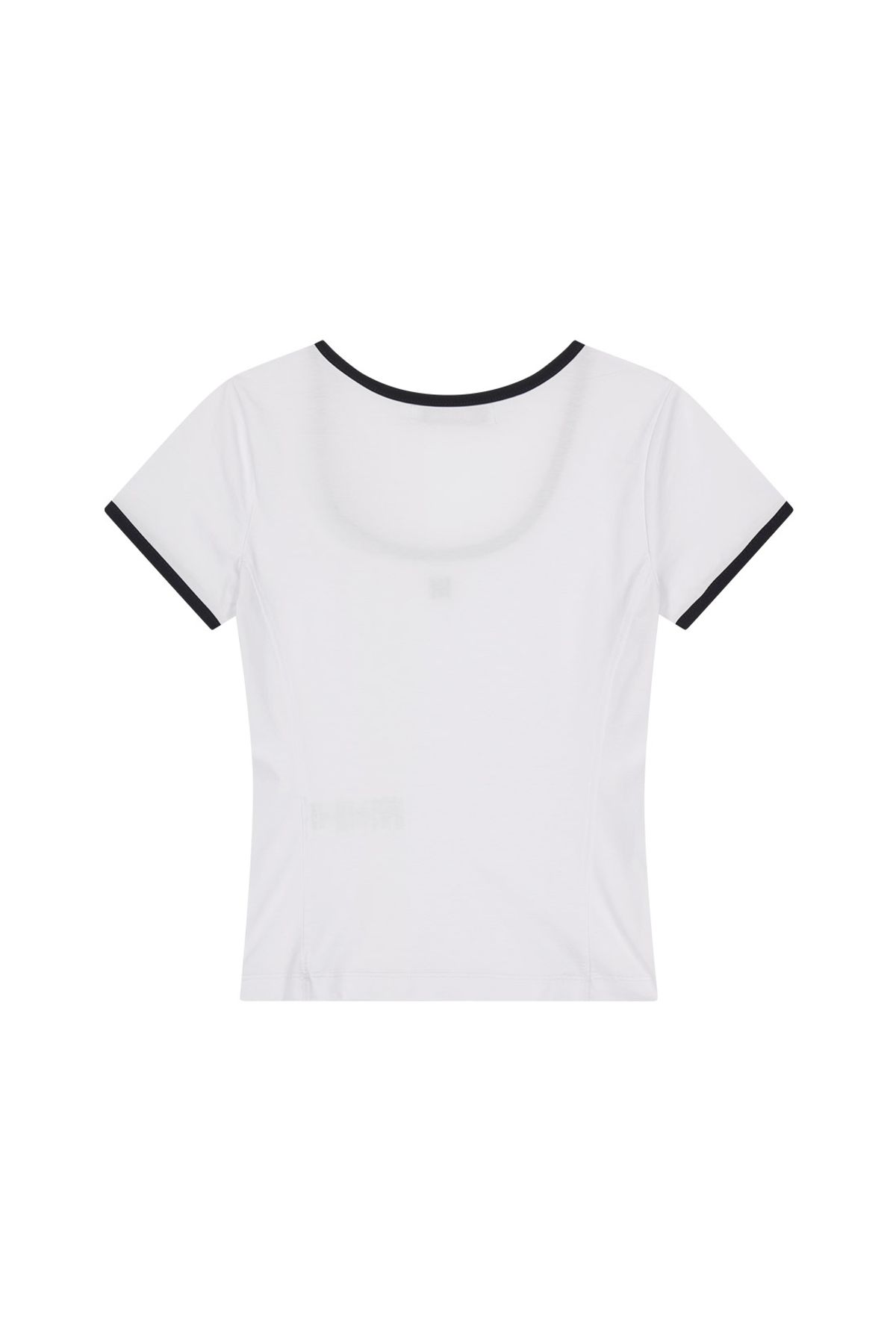 메아(MEA) HALTERNECK LAYERED TOP  [WHITE]
