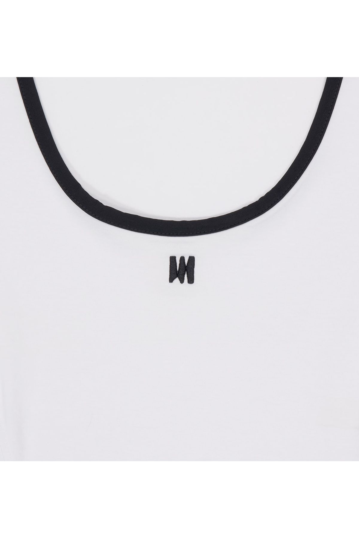 메아(MEA) HALTERNECK LAYERED TOP  [WHITE]