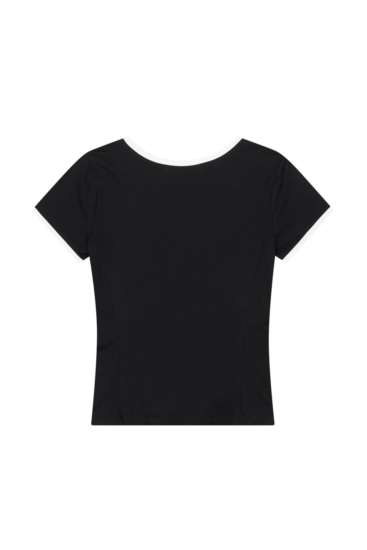 메아(MEA) HALTERNECK LAYERED TOP  [BLACK]