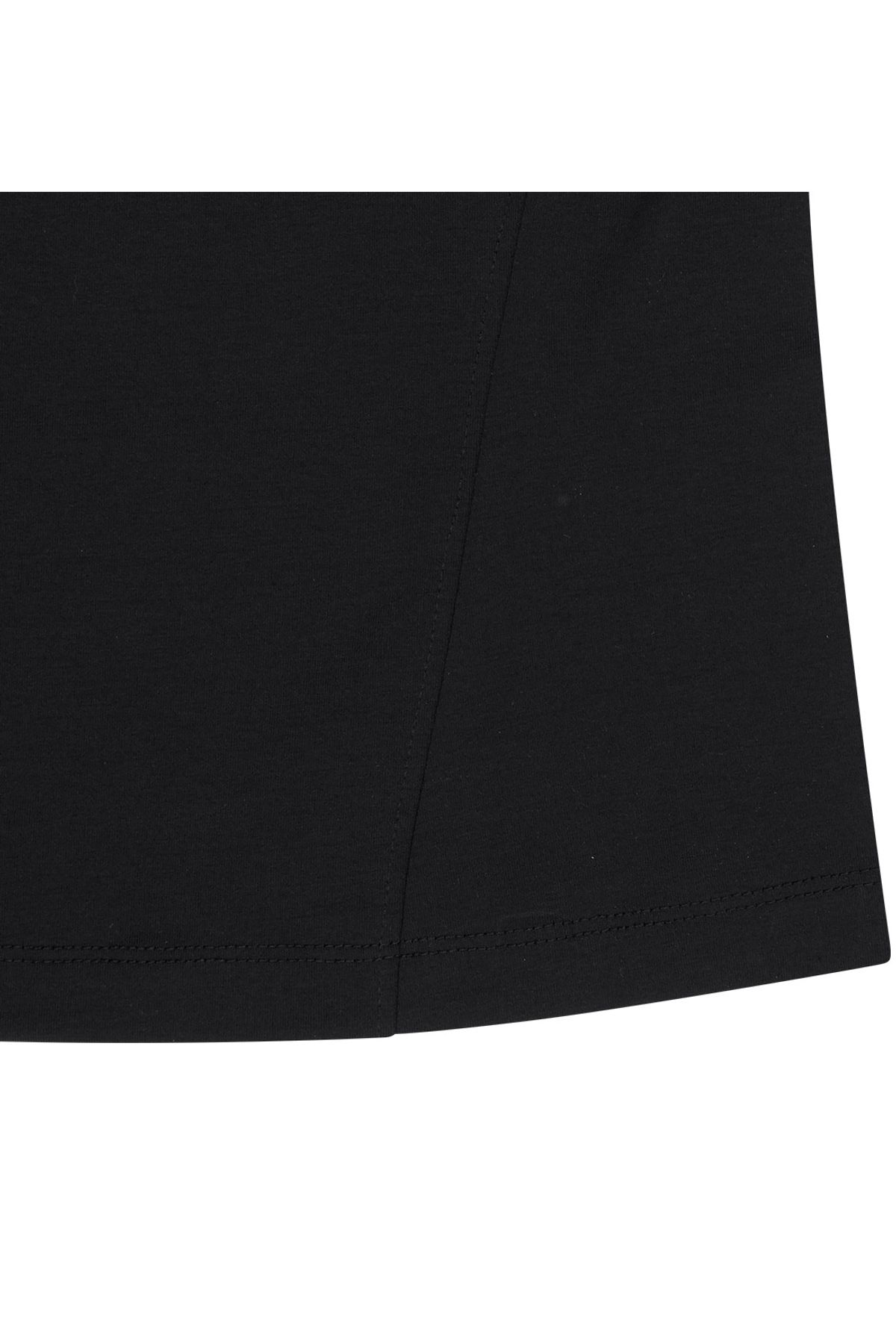 메아(MEA) HALTERNECK LAYERED TOP  [BLACK]