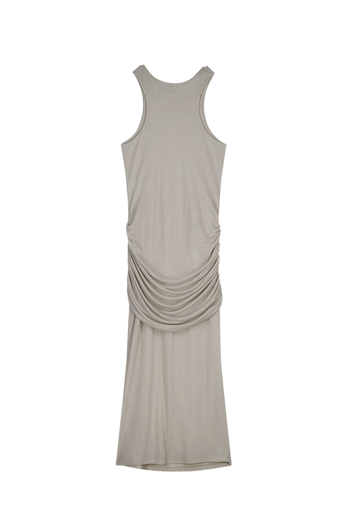 메아(MEA) DRAGON LAYERED DRESS [LIGHT GREY]