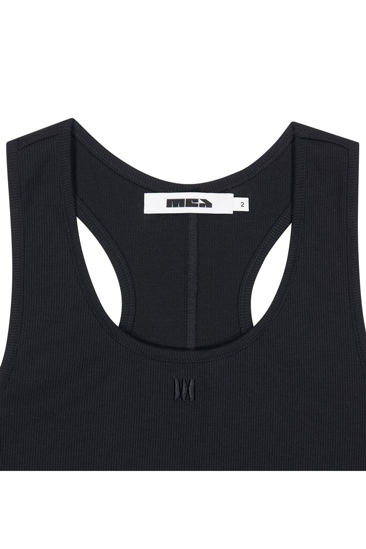 메아(MEA) LOGO TANK TOP [BLACK]