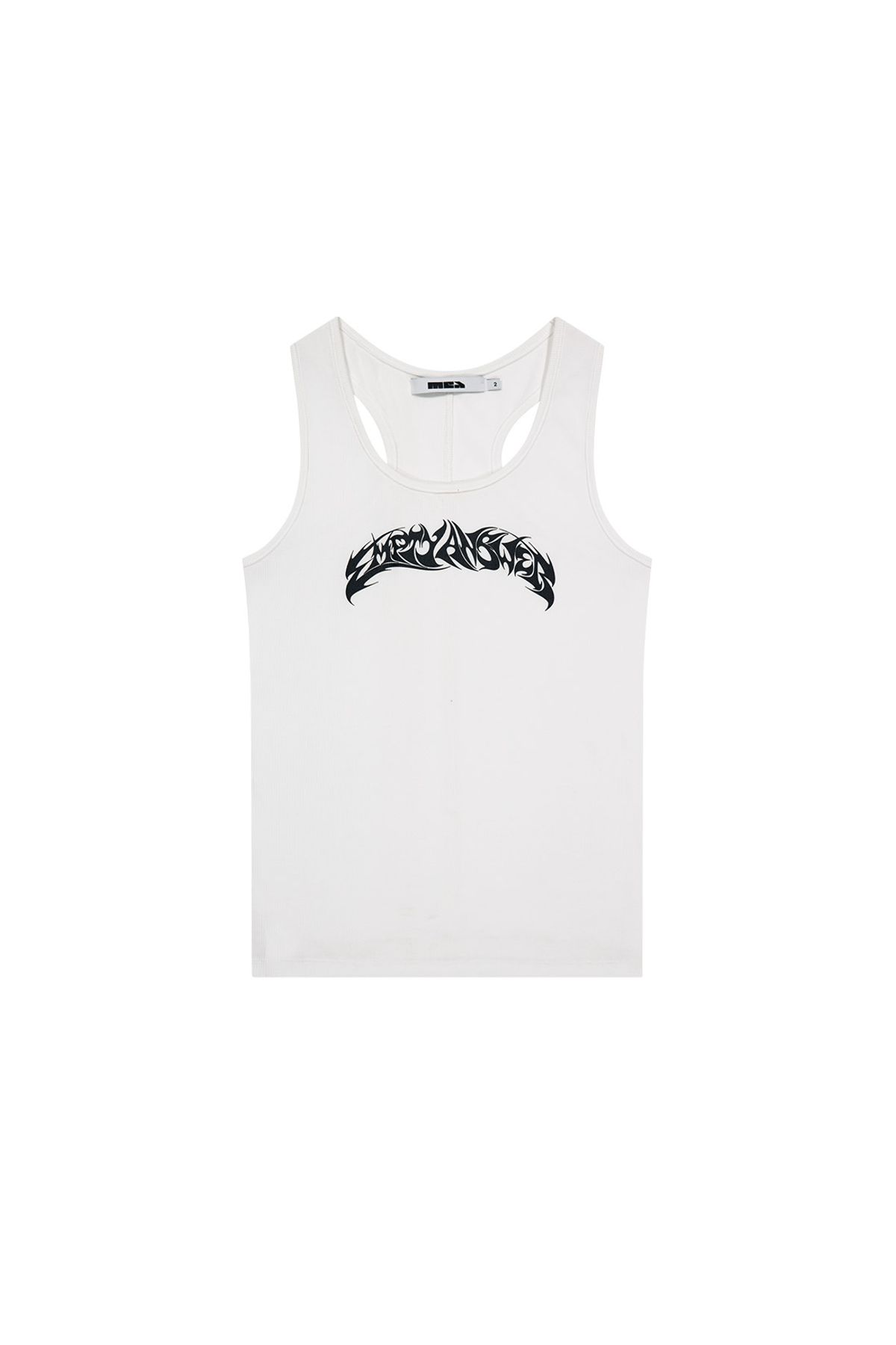 메아(MEA) EMPTY ANSWER TANK TOP [WHITE]